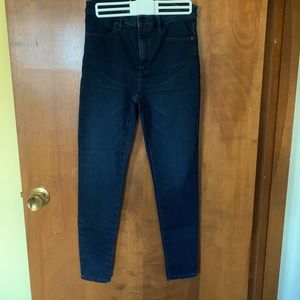 Banana Republic, denim leggings.